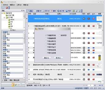 IPGet专利检索系统, IPGet专利下载软件 - 多种下载内容的组合设置